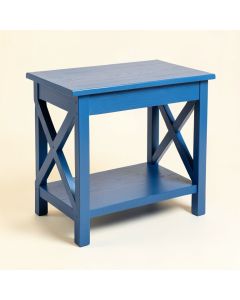 Clay Crest Side Table - Blue (synthetic illustration; no displayed measurements)