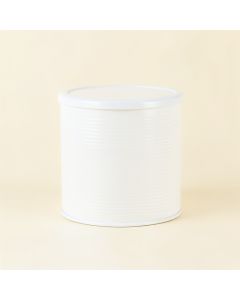 Dune Brook Storage Canister With Lid - White (synthetic illustration; no displayed measurements)