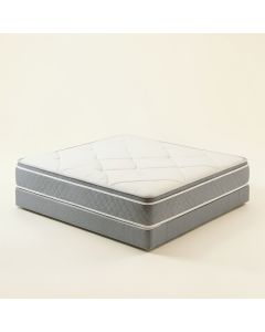 Beautyrest Platinum 15 '' Plush Pillow Top Hybrid Mattress And Box Spring Set (synthetic illustration; no displayed measurements)