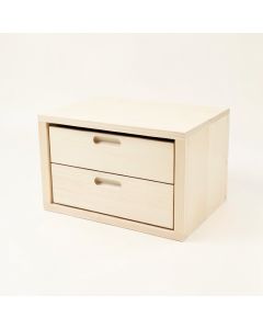 Moss Branch Small-Parts Storage Drawer Cabinet - Ivory (synthetic illustration; no displayed measurements)