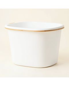 Ash Crossing Laundry Hamper - White (synthetic illustration; no displayed measurements)