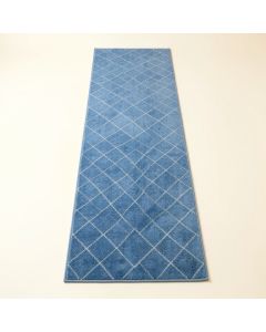 Spruce Crest Narrow Runner Rug - Blue (synthetic illustration; no displayed measurements)