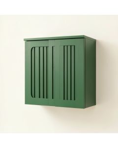 Clay Crossing Wall-Mounted Entry Cabinet - Green (synthetic illustration; no displayed measurements)