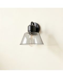 Brook Crossing Wall Sconce Mounted On A Plain Wall - Gray (synthetic illustration; no displayed measurements)
