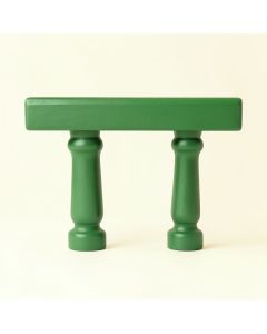 Field Bend Cabinet Handle Without Packaging - Green (synthetic illustration; no displayed measurements)