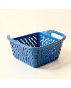 Juniper Branch Empty Storage Basket - Blue (synthetic illustration; no displayed measurements)