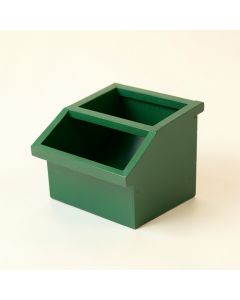 Hazel Bluff Low Toy Storage Unit - Green (synthetic illustration; no displayed measurements)
