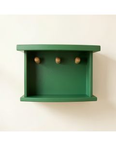 Moss Crossing Wall-Mounted Entryway Organizer Shelf - Green (synthetic illustration; no displayed measurements)