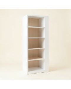 Spruce Crossing Narrow Cubby Tower - White (synthetic illustration; no displayed measurements)