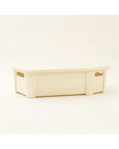 Wren Crossing Narrow Outdoor Storage Bench - Cream (synthetic illustration; no displayed measurements)
