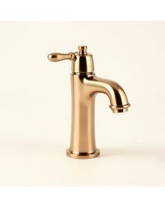 Victorian Single Hole Bathroom Faucet With Drain Assembly (synthetic illustration; no displayed measurements)