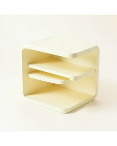 River Bluff Empty Mug-Storage Cabinet Insert - Ivory (synthetic illustration; no displayed measurements)