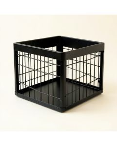 Birch Bridge Empty Furniture-Style Pet Crate - Black (synthetic illustration; no displayed measurements)