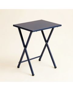 River Bend Compact Balcony Table - Navy (synthetic illustration; no displayed measurements)