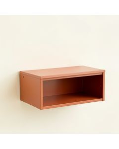 Hazel Bridge Wall-Mounted Shelf - Terracotta (synthetic illustration; no displayed measurements)