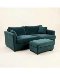 Preece 115 '' Wide Reversible Sleeper Sofa & Chaise With Ottoman (synthetic illustration; no displayed measurements)