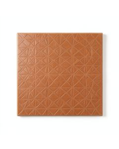 Juniper Bluff Uninstalled Square Decorative Tile - Terracotta (synthetic illustration; no displayed measurements)