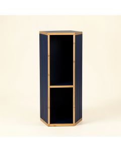 Hazel Bridge Narrow Cubby Tower - Navy (synthetic illustration; no displayed measurements)