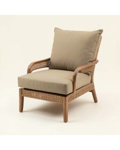 Classic Outdoor Lounge Chair Cushion (synthetic illustration; no displayed measurements)