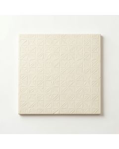 Briar Brook Uninstalled Square Decorative Tile - Cream (synthetic illustration; no displayed measurements)