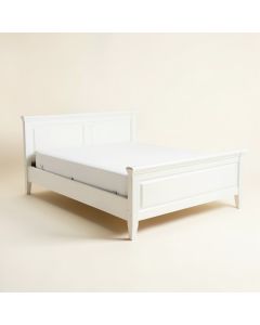 Roche Solid Wood Sleigh Bed (synthetic illustration; no displayed measurements)