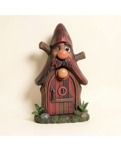 Knothole Door Gnome Garden Welcome Tree Wall Décor (synthetic illustration; no displayed measurements)