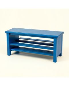 Maple Canyon Shoe Storage Bench - Blue (synthetic illustration; no displayed measurements)