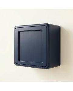 Meadow Branch Wall-Mounted Entry Cabinet - Navy (synthetic illustration; no displayed measurements)