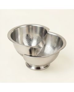 Prime Chef 2 Piece Stainless Steel Strainer Set (synthetic illustration; no displayed measurements)
