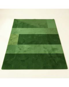 Olive Crest Rectangular Area Rug - Green (synthetic illustration; no displayed measurements)