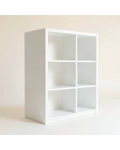 Stone Brook Freestanding Bookcase - White (synthetic illustration; no displayed measurements)