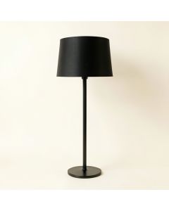 Alder Arc Floor Lamp With A Plain Fabric Shade (synthetic illustration; no displayed measurements)
