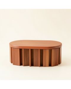 Wren Bend Shoe Storage Bench - Terracotta (synthetic illustration; no displayed measurements)