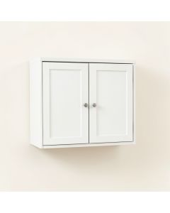 Alder Canyon Wall-Mounted Entry Cabinet - White (synthetic illustration; no displayed measurements)