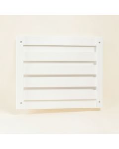 Field Bluff Empty Wall-Mounted Tool Organizer Panel - White (synthetic illustration; no displayed measurements)