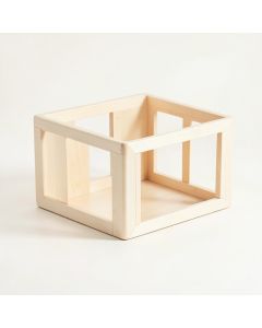 Sage Branch Empty Furniture-Style Pet Crate - Ivory (synthetic illustration; no displayed measurements)