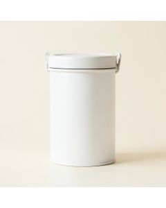 Vale Bridge Storage Canister With Lid - White (synthetic illustration; no displayed measurements)