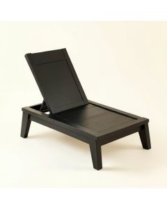 Cove Canyon Outdoor Lounge Chair - Black (synthetic illustration; no displayed measurements)