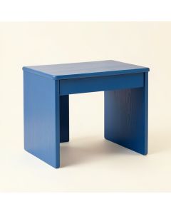 Vale Arc Small Writing Desk - Blue (synthetic illustration; no displayed measurements)