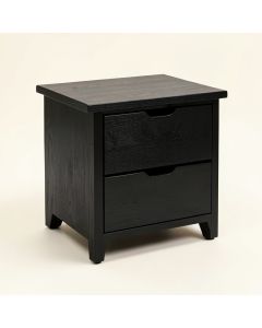 Leflore Solid Wood 2 - Drawer End Table With Storage (synthetic illustration; no displayed measurements)