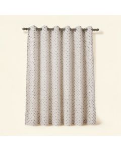 Lauro Polka Dots Sheer Rod Pocket Single Curtain Panel (synthetic illustration; no displayed measurements)