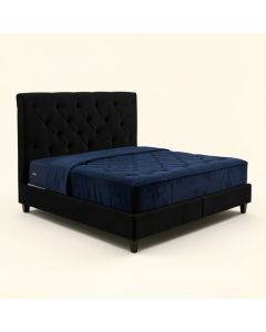 Thornton /Double Tufted Upholstered Platform Bed (synthetic illustration; no displayed measurements)