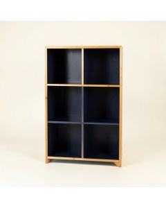 Harbor Brook Freestanding Bookcase - Navy (synthetic illustration; no displayed measurements)