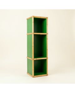 Reed Bluff Narrow Cubby Tower - Green (synthetic illustration; no displayed measurements)