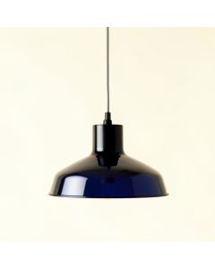 Clay Brook Pendant Light Suspended From One Plain Cable - Navy (synthetic illustration; no displayed measurements)