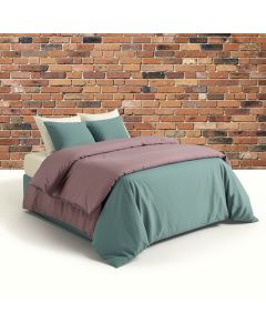 Colored Stone Surface Texture Background Urban Brick Wall Image Duvet Cover Set (synthetic illustration; no displayed measurements)