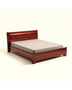 Harlow Solid Wood Platform Bed (synthetic illustration; no displayed measurements)