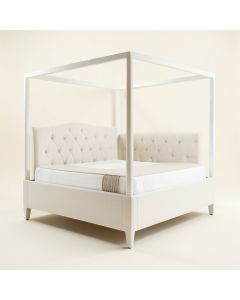 Twerton Tufted Four Poster Bed (synthetic illustration; no displayed measurements)
