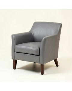 Charlesville Upholstered Parsons Chair In Gray (synthetic illustration; no displayed measurements)