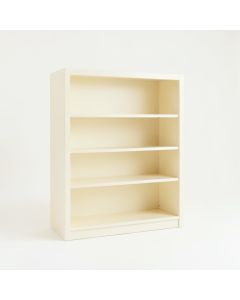 Linden Crest Freestanding Bookcase - Cream (synthetic illustration; no displayed measurements)
